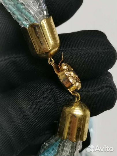 Ожерелье винтажное Бижутерия СССР (Ч)