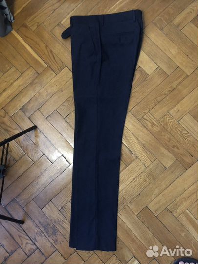 Темно-синий костюм мужской двойка