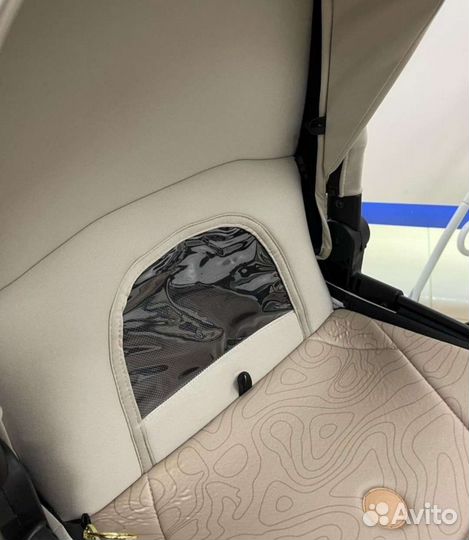 Коляска 3в1 luxmom K-92 bread (серая)