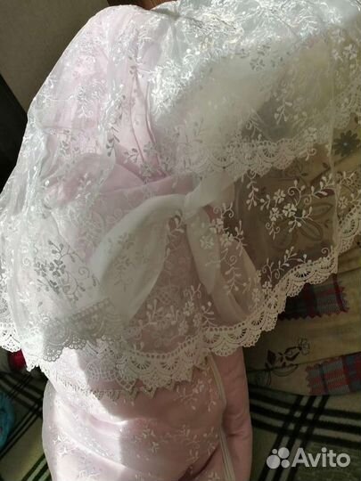 Комплект на выписку для девочки зима