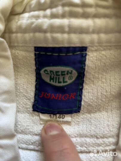 Кимоно для дзюдо 140 green hill