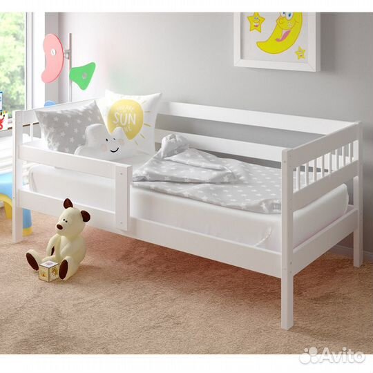 Кровать Подростковая NEW белая