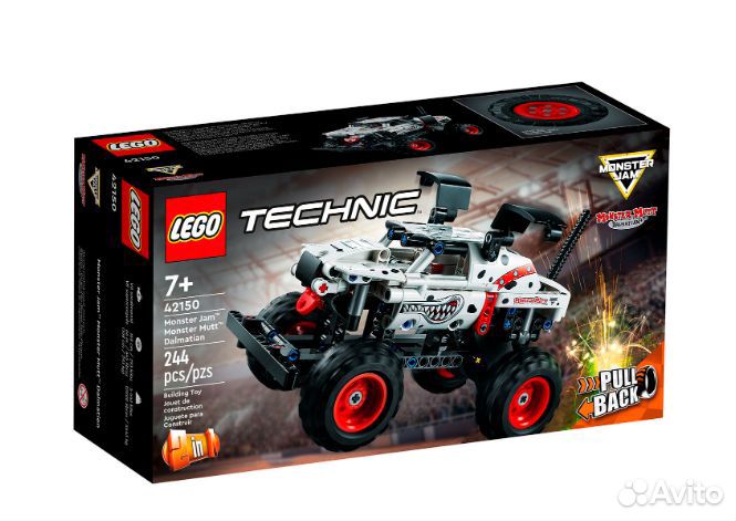 Lego Technic 42150 Monster Jam Dalmatian(новый)
