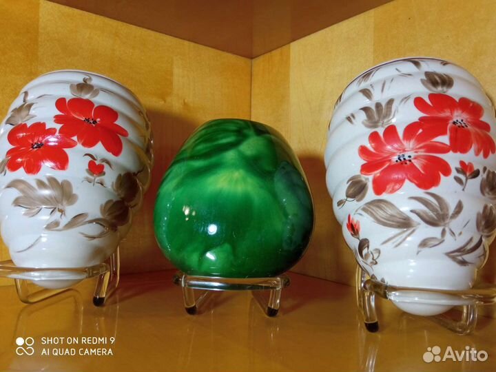 Винтажные настенные кашпо из 60-х лфз/Полонное