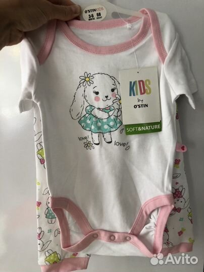 Комплект для девочек из 3 шт 68 размер O'stinKids