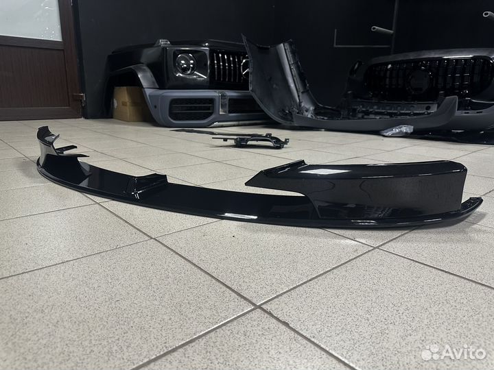 Bmw f30 губа сплиттер м техник / М пакет глянец