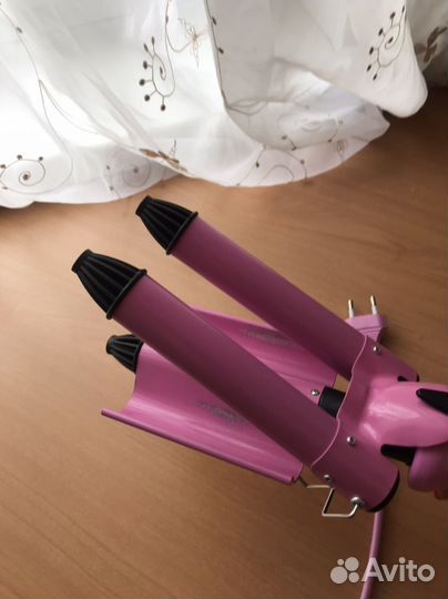 Плойка тройная для волос