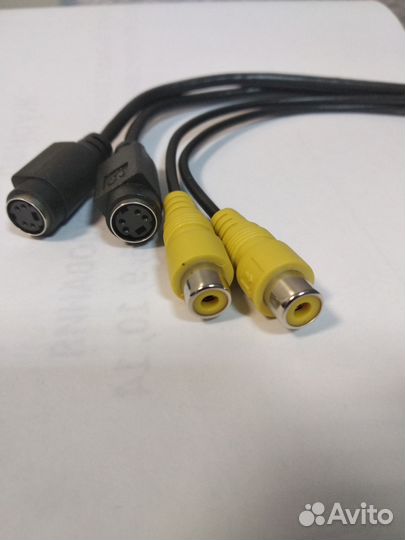Переходник для видеовхода ATI 9-pin S-Video RCA