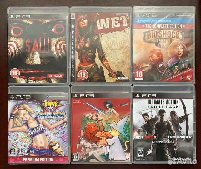 Игры на дисках PS3