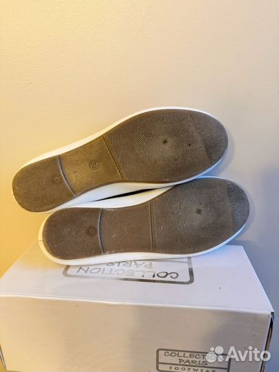 Балетки детские белые