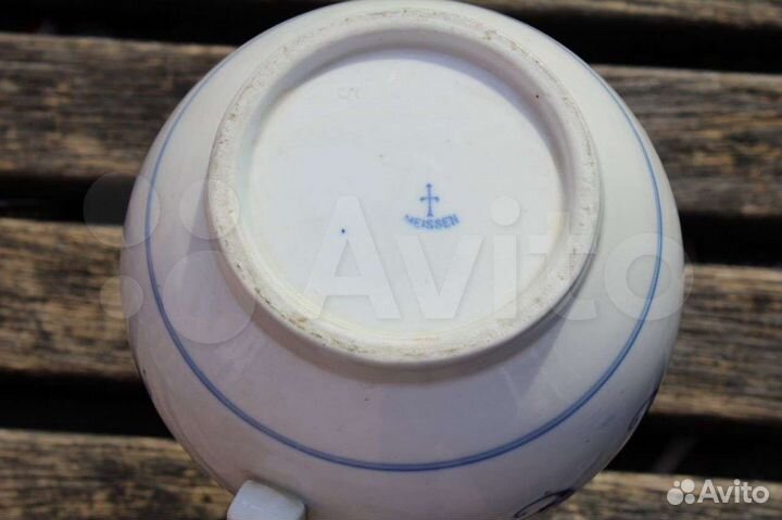 Антикварный чайный набор Ernst Teichert, 1901г