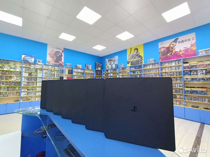 Игровые приставки ps4 слим, фат в ассортименте