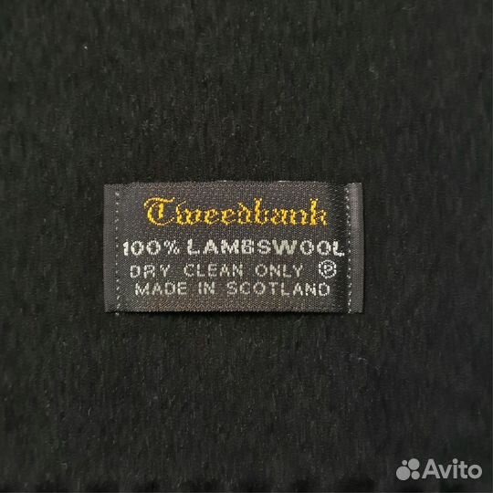 Винтажный шарф Tweedbank Made in Scotland