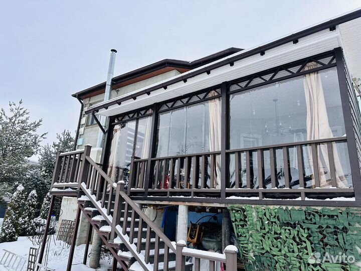 Мягкие окна (шторы) для веранд, террас, беседок