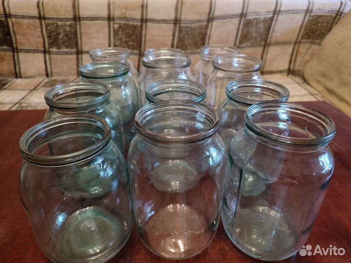 Банки стеклянные 3л 0.5л