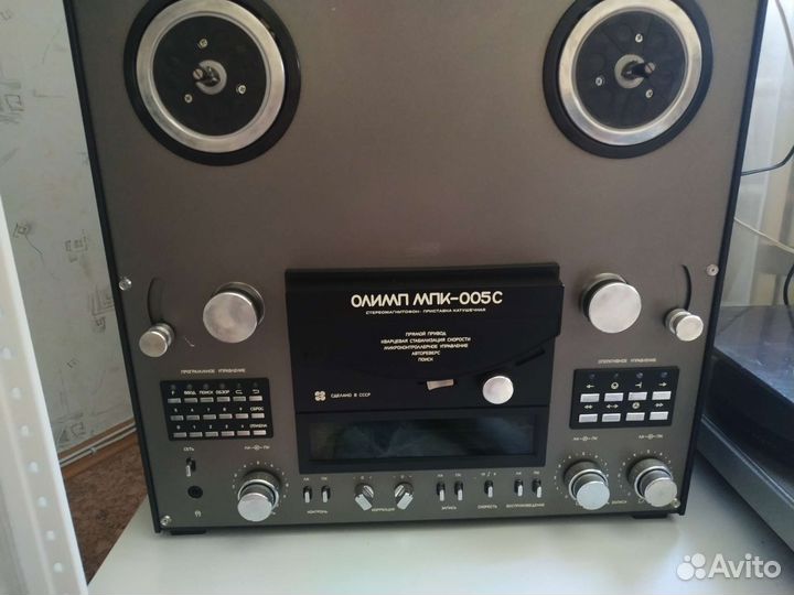 Катушечный магнитофон олимп 005