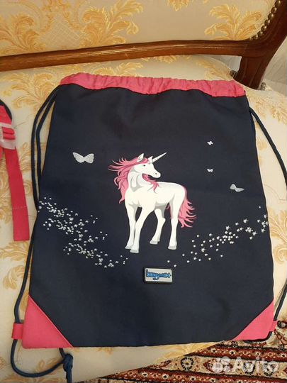 Ранец Baggymax с единорогом с мешком для сменки