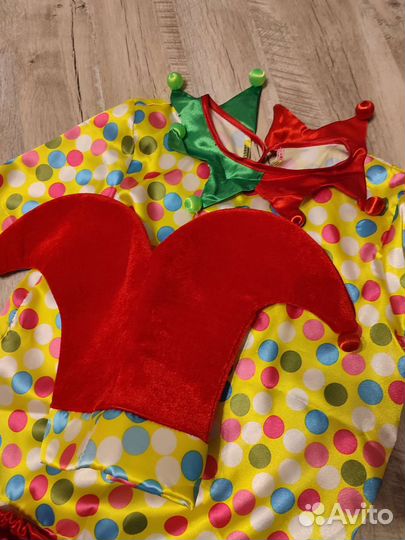 Петрушка прокат костюм новогодний