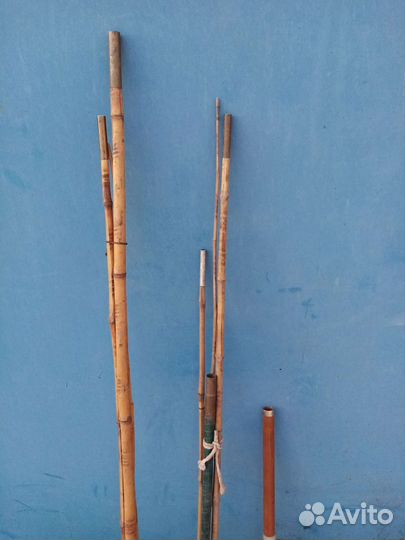 Удочки бамбук и пластик