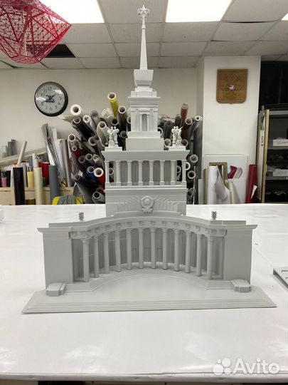 3d печать изготовление больших деталей макетов