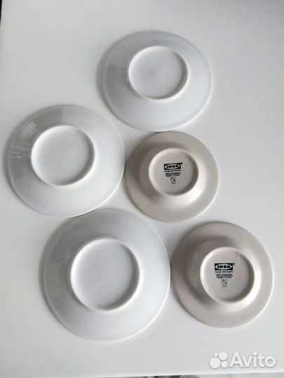 Блюдца IKEA (Икея) чайные и кофейные