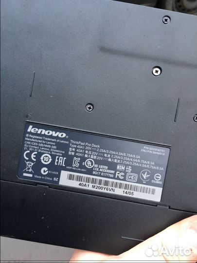 Док станция think pad pro dock