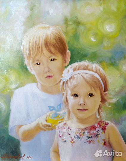 Картина портрет маслом - лучший подарок