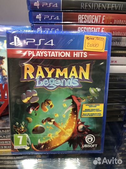 Rayman legends ps4 диск