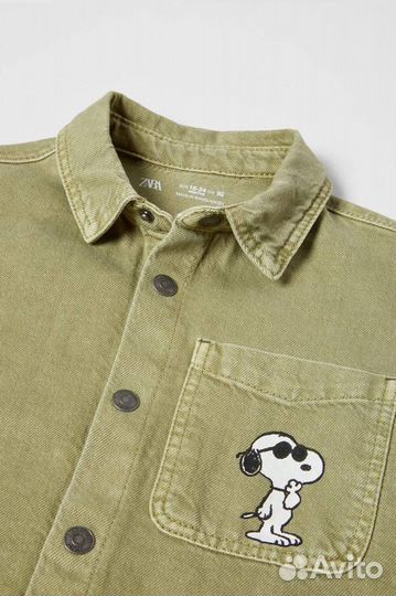 Джинсовая рубашка zara на мальчика