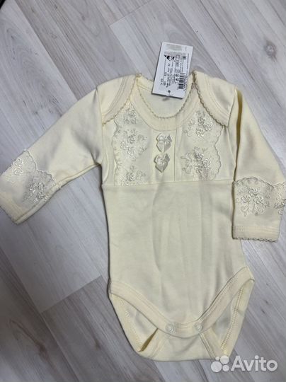 Боди с длинным рукавом для девочки