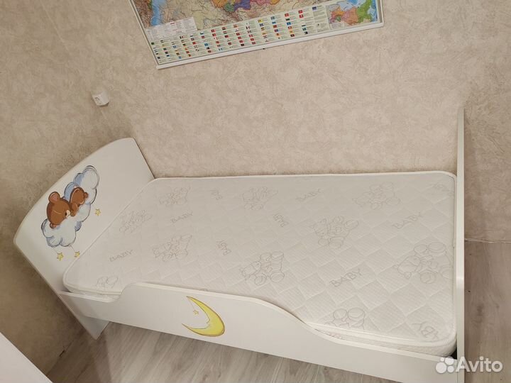 Детская кровать от 3 лет с матрасом