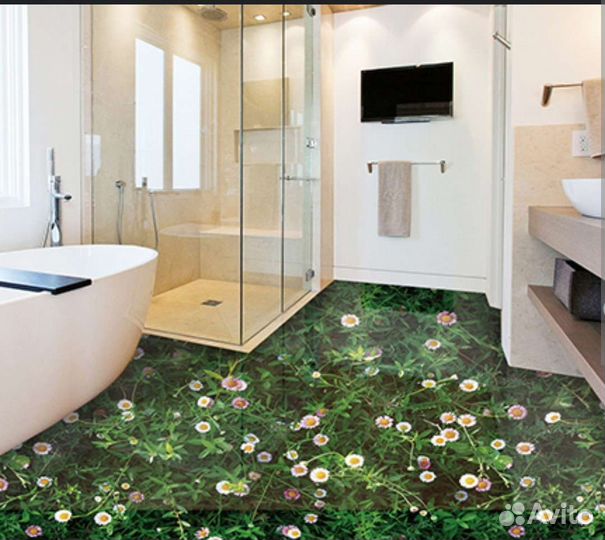 Наливные 3D полы с рисунком