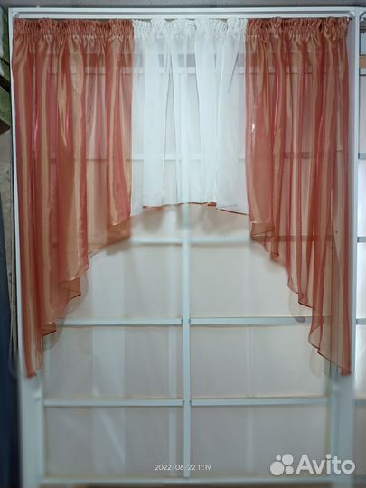 Готовые кухонные шторы