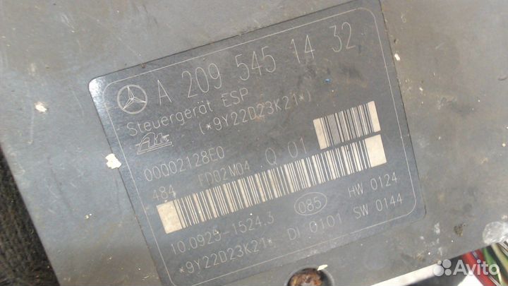 Блок абс, насос Mercedes CLK W209, 2002