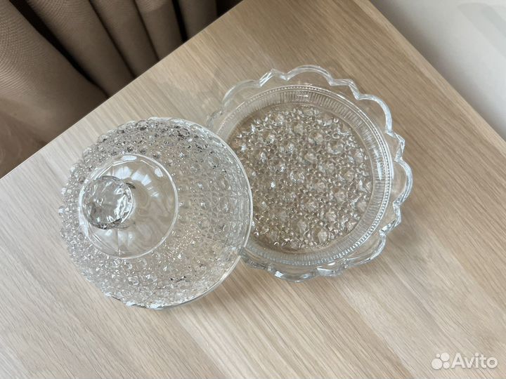 Хрустальная масленка 