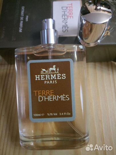 Terre D'hermes.Extrat De Parfum.100ml.TesT.Муж.New