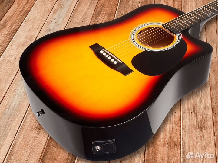 Электроакустическая гитара Fender Squier SA-105CE