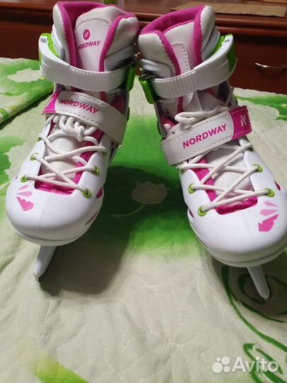 Коньки детские 30-33 размер, раздвижные