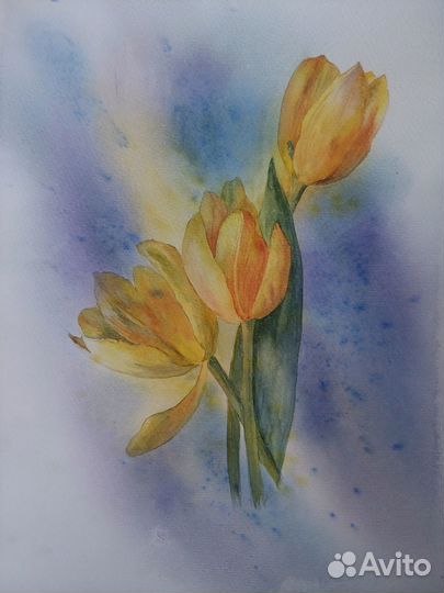 Акварельная картина