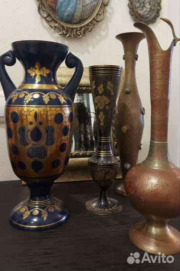 Ваза Индия латунь