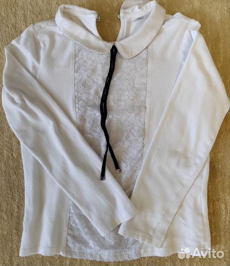 Школьные рубашки для девочки 146 пакетом