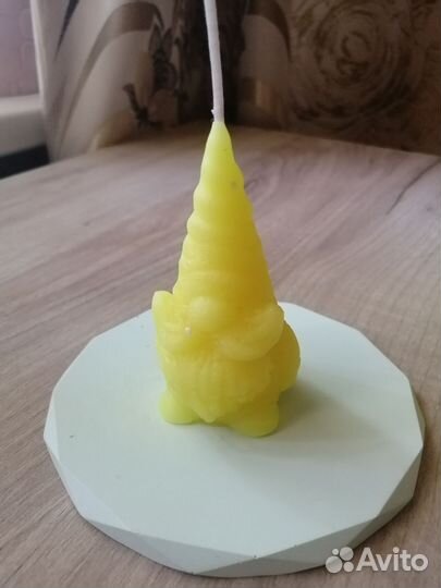 Набор из гипса со свечей