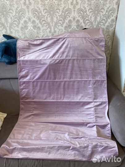 Римская шторка Сиреневый бархат