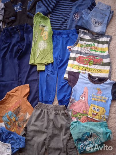 Детские вещи большим пакетом на мальчика 110-116