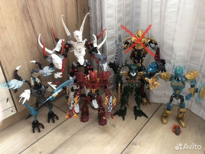 Lego bionicle коллекция лот роботы
