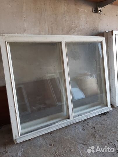 Окна деревянные б/у