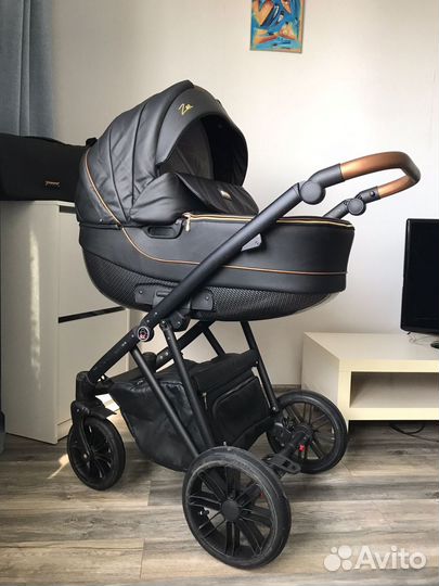 Коляска 2 в 1 эко кожа