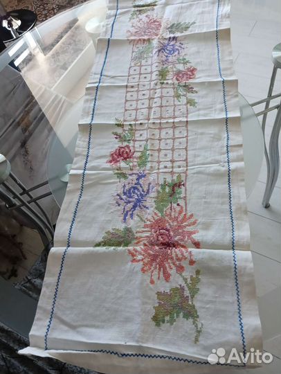 Салфетка вышивка ретро