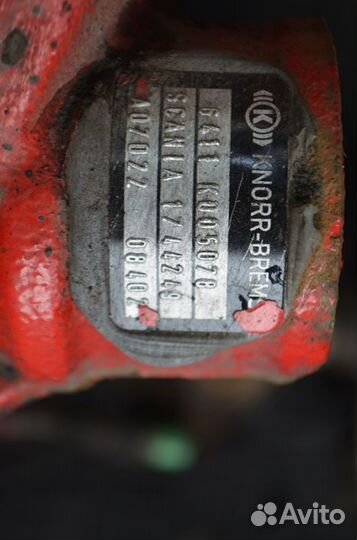 Суппорт переднего моста, левый scania R-series (01