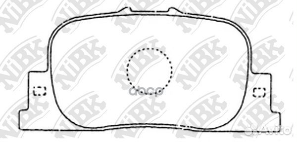 Колодки торм.зад. PN1431 NiBK